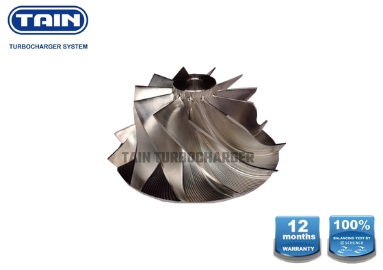 11blades Upgardeの鋼片の圧縮機は31.95mm TD025 44/48.2mmをオペル・コルサAstra1.7のための動かす